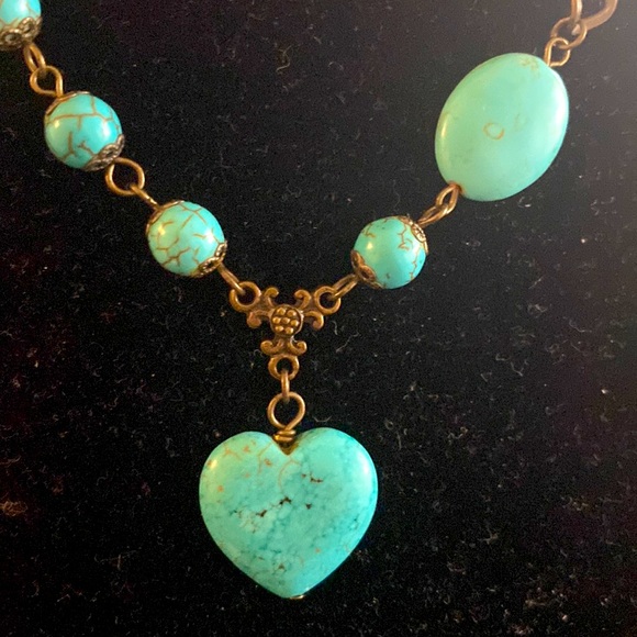 NWOT.  Local Artisan Turquoise necklace. - Picture 2 of 4